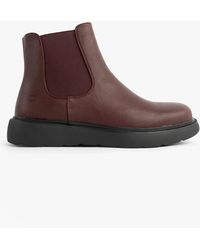 Heavenly Feet - Azalea Chelsea Boots Burgundy - Lyst