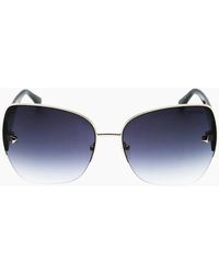 Guess - Detail Frame Smoke Gradient Lens Sunglasses - Lyst