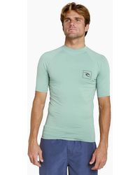 Rip Curl - Rip Curl Streamline Upf Short Sleeve Rash Vest - Lyst