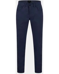 Fynch-Hatton - Five Pocket Stretch Cotton Chinos Dark - Lyst