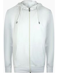 Roberto Cavalli - Cavalli Class Bold Floral Logo Off Zip-Up Hoodie - Lyst