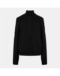 Off-White c/o Virgil Abloh - Regular Fit Funnel Neck Lettering Jacket - Lyst