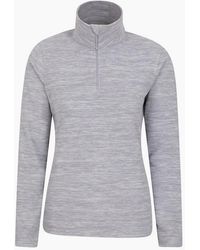Mountain Warehouse - Ladies Snowdon Melange Fleece Top - Lyst