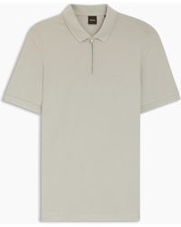 BOSS - Boss Passerzip Polo Shirt S1-26 070 Open - Lyst
