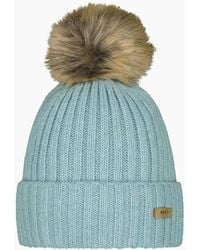 Barts - Augusti Faux Fur Pom Pom Bobble Hat - Lyst