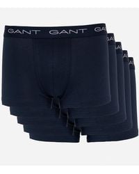 GANT - Slim Fit Stretch Cotton Jersey Trunks 5-Pack - Lyst