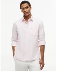 Tommy Hilfiger - Heritage Oxford Long Sleeve Striped Shirt - Lyst