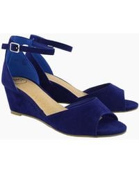 XY London - Ladies Lottie Peep Toe Wedge Sandals - Lyst