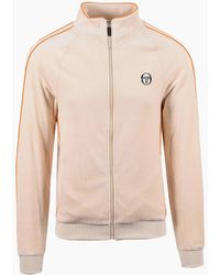 Sergio Tacchini - Tasso Velour Track Top Sandshell/ Pepper - Lyst