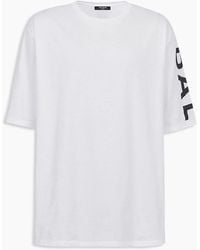 Balmain - Logo Printed Oversize T-Shirt - Lyst