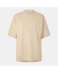 Off-White c/o Virgil Abloh - Arrow Skate Lettering Regular Fit T-Shirt - Lyst