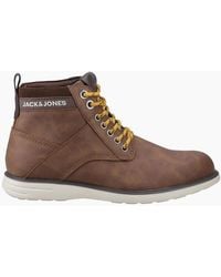 Jack & Jones - Denver Combo Boots Cappuccino - Lyst