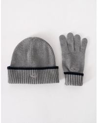 GANT - Essential Beanie & Gloves Set - Lyst