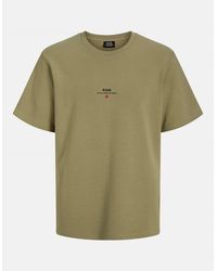 Jack & Jones - Text Graphic Crew Neck Short Sleeve Jersey T-Shirt - Lyst