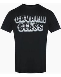 Roberto Cavalli - Cavalli Class Smoke Bold Logo T-Shirt - Lyst