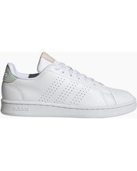 adidas - Advantage Lace Up Low Top Sneakers - Lyst