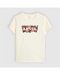Levi's - Levi's The Perfect Wordmark Graphic Crew Neck Short Sleeve T-Shirt - Lyst