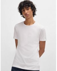 BOSS - Hugo Round Two-Pack Of Slim-Fit T-Shirts - Lyst