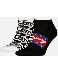 Tommy Hilfiger - 2 Pack Trainer Graffiti Ankle Socks - Lyst