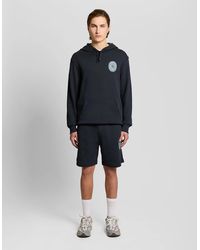 Lyle & Scott - Graphic Badge Cotton Sweat Shorts - Lyst