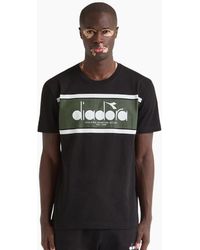 Diadora - Rifle Ss Logo T-Shirt - Lyst