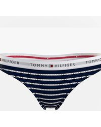 Tommy Hilfiger - Bikini Print Underwear Argyle Stripe Desert Sky - Lyst