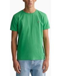 GANT - Regular Fit Short Sleeve Shield Logo T-Shirt - Lyst