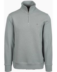 GANT - Reg Shield Half Zip Sweat Ceramic - Lyst