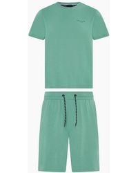 Ted Baker - Modal T Shirt And Short Set Loungewear Mint - Lyst