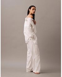 Calvin Klein - Cotton Poplin Pyjama Pants - Lyst