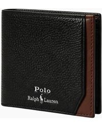 Polo Ralph Lauren - Ralph Lauren Genuine Leather Wallet Two Tone Billfold Credit Card Holder - Lyst