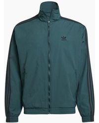adidas Originals - Firebird High Neck Track Top With Side Stripes - Lyst