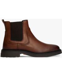 Tommy Hilfiger - Hilfiger Comfort Chelsea Boots Winter Cognac - Lyst