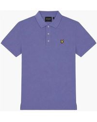 Lyle & Scott - Lyle & Scott Plain Polo Shirt Rich - Lyst