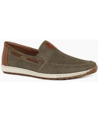 Rieker - Mariner Slip On Boat Shoes - Lyst