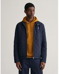 GANT - Water-Repellent Quilted Jacket - Lyst