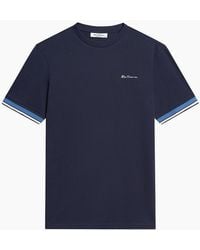 Ben Sherman - Textured Tipped Short Sleeve T-Shirt - Lyst