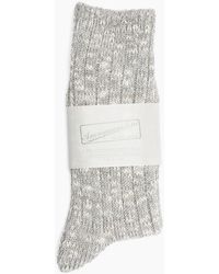 Anonymous Ism - Lightweight Slub Crew Cotton Socks - Lyst