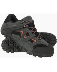 Mountain Warehouse - Curlews Waterproof Suede Walking Shoes - Lyst