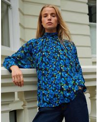 Ro&zo - Floral Print Batwing Sleeve Blouse - Lyst