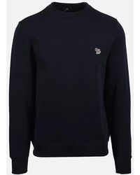 Paul Smith - Reg Fit Sweatshirt Zebra Dark - Lyst