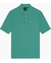 Lyle & Scott - Lyle & Scott Plain Embroidered Logo Wilton Polo Shirt - Lyst