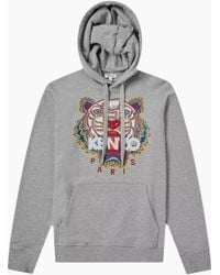 KENZO - Sweat Hoodie Jumper Pullover Hooded Sweatshirt Tiger Print - Lyst