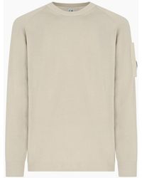 C.P. Company - Cotton Crepe Sweater - Lyst