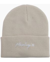 Hurley - Script Cuff 2.0 Fixed Cuff Beanie - Lyst