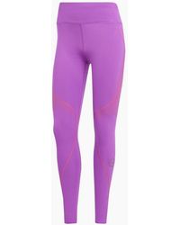adidas - Solid Patterned Skinny Fit Leggings - Lyst