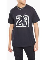 Nike - Air Jordan T Shirts Short Sleeve Crew Neck Sportswear Activewear Top - Lyst