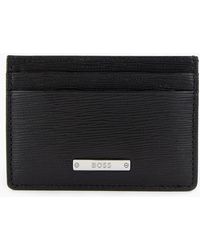 BOSS - Gallery A Leather Card Holder 001 - Lyst