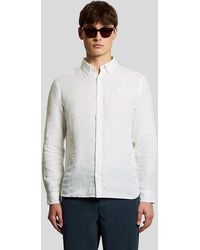 Lyle & Scott - Linen Button Down Shirt - Lyst