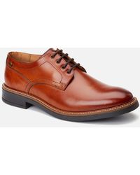 Base London - London Durham Leather Burnt Tan Lace-Up Shoes - Lyst